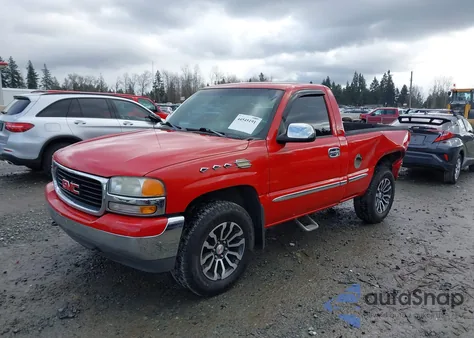2000 GMC Sierra 1500 Sle из США, поврежденный, VIN 1GTEK14W9YZ245441